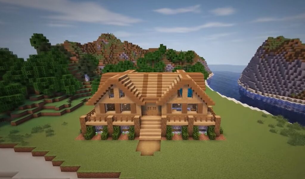 Minecraft Wooden House