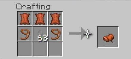  saddle in 'Minecraft