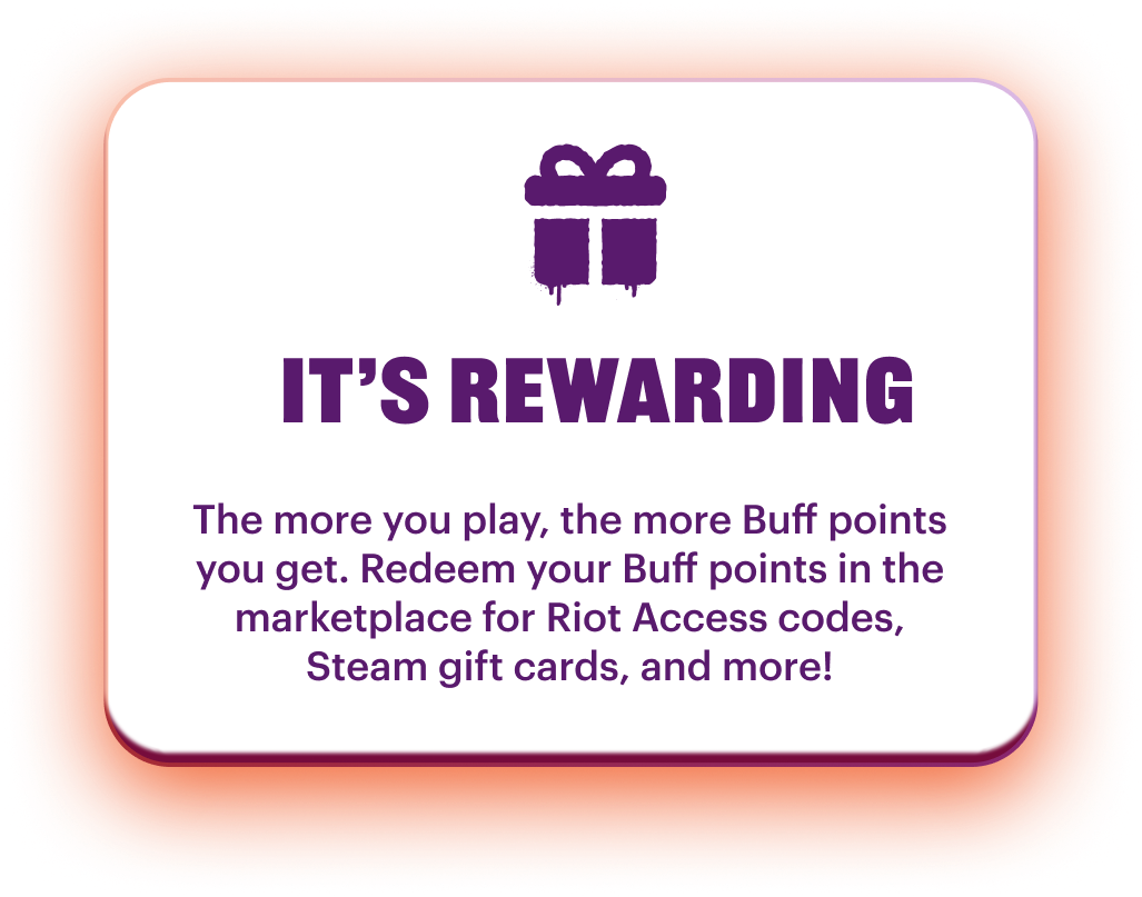 Rewards promotion with gift icon and bonus points