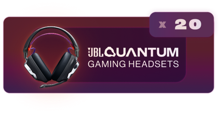 JBL Quantum gaming headset promotional banner